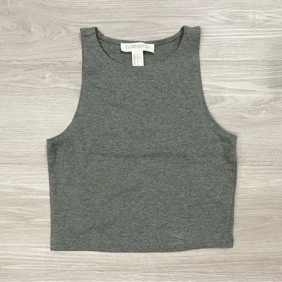 Forever 21 Heather Gray Tank Top - Picture 1 of 3